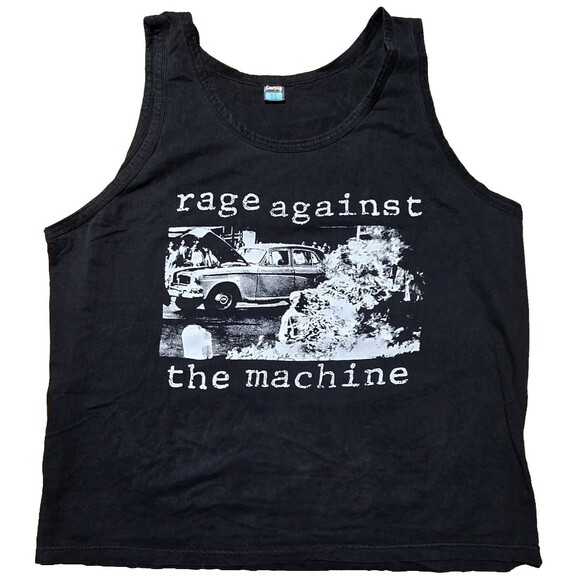 RATM Shirt Burning Monk Rage Against The Machine Size XL 1992 Tour Retro Reprint - Picture 1 of 7
